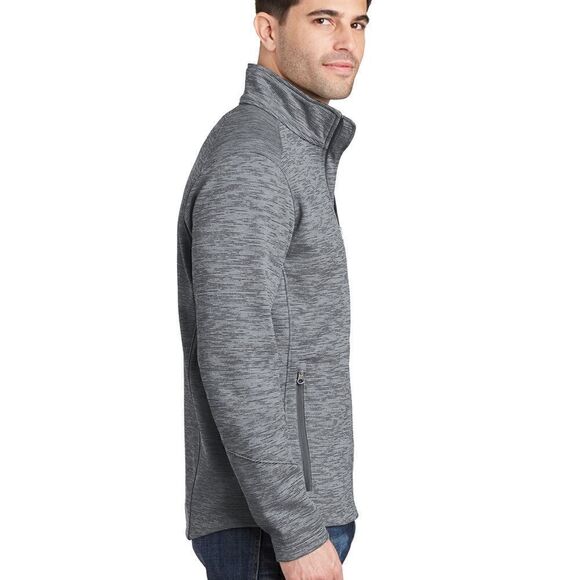 Port Authority Digi Stripe Fleece Jacket Grey S NWT IN PACKAGE - Picture 3 of 7